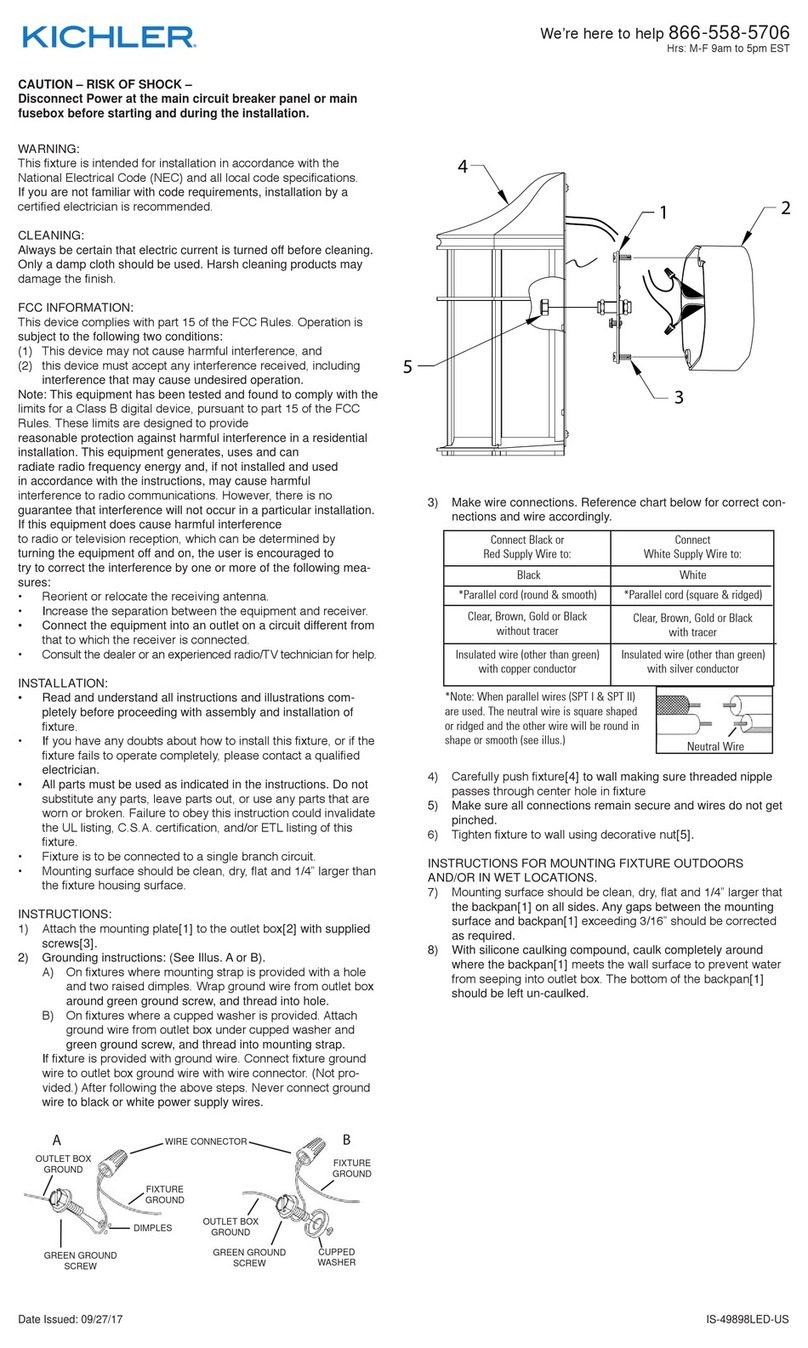 Kichler Lighting 49898BKLED quick guide