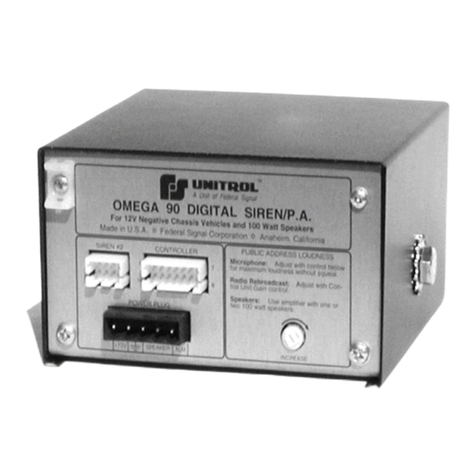 Federal Signal Corporation Unitrol Omega 90 Installation