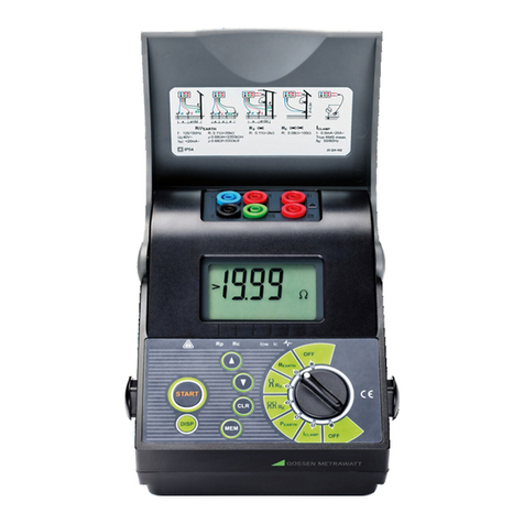 Gossen MetraWatt GEOHM 5 User manual