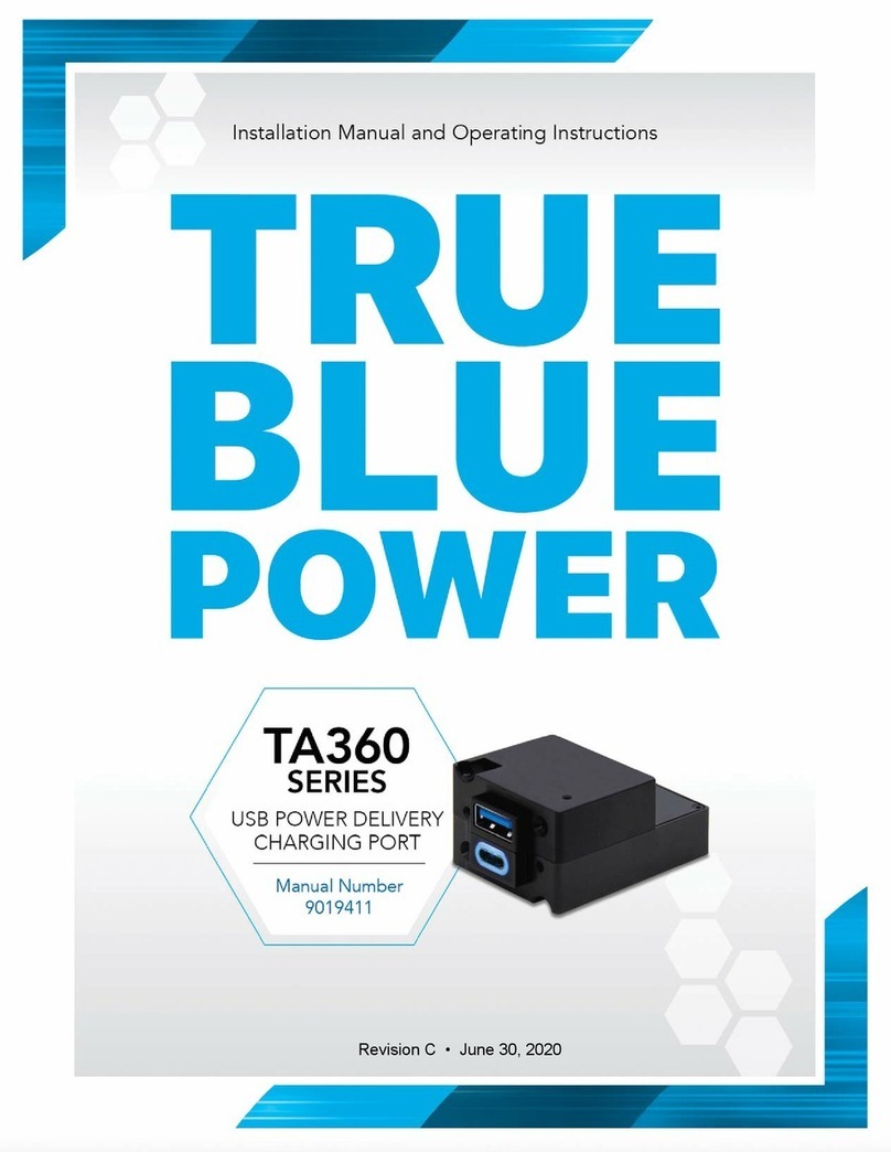 Mid-Continent Instrument True Blue Power TA360 Series Installation manual and operating instructions