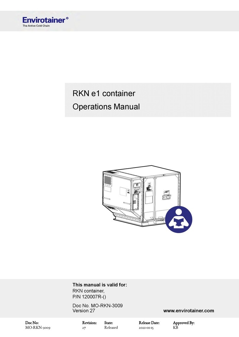 Envirotainer RKN e1 Operation manual