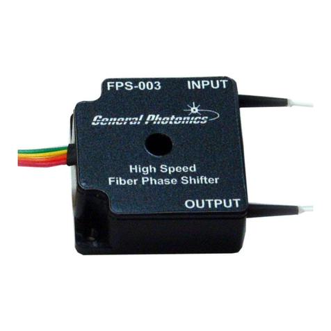 General Photonics FPS-003 Quick start guide