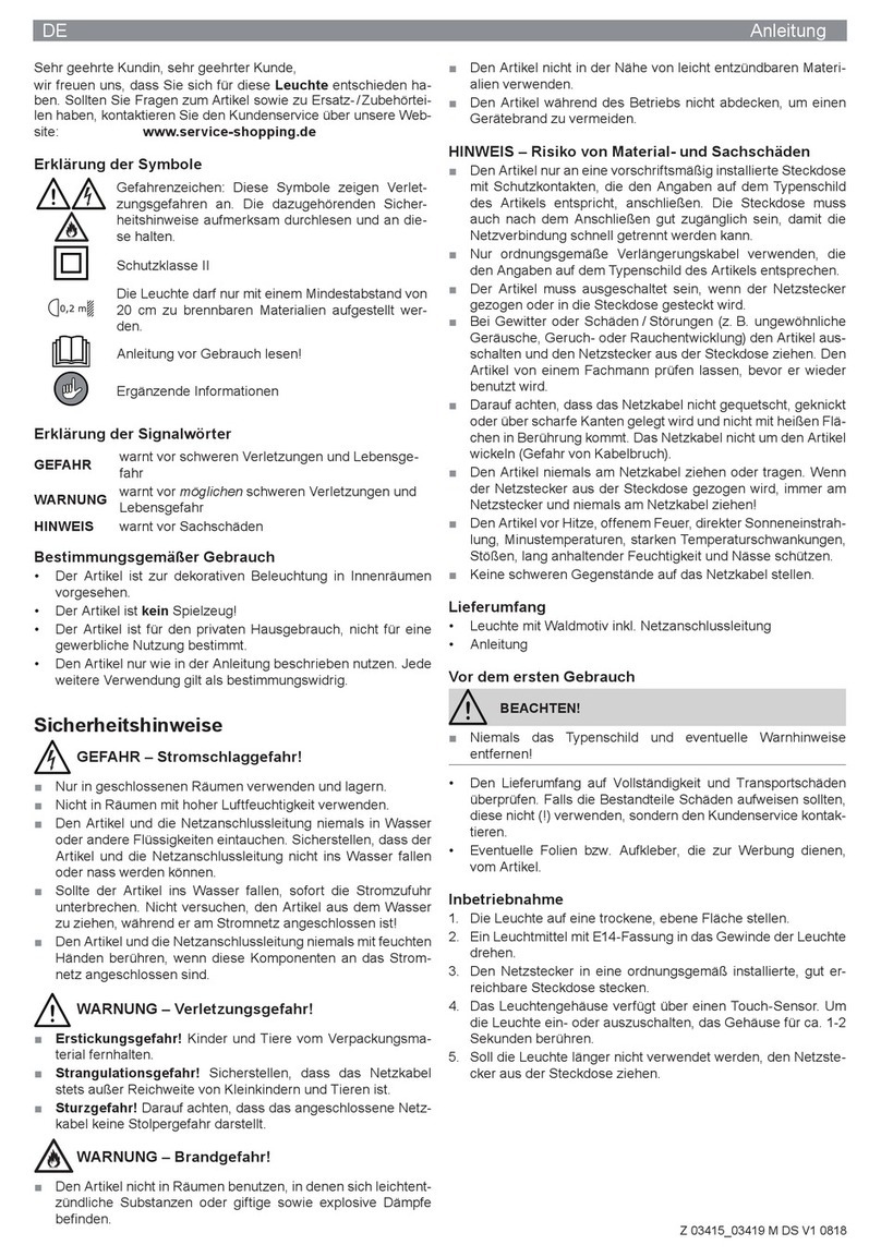 easymaxx Magic Touch JT-17L-W User manual
