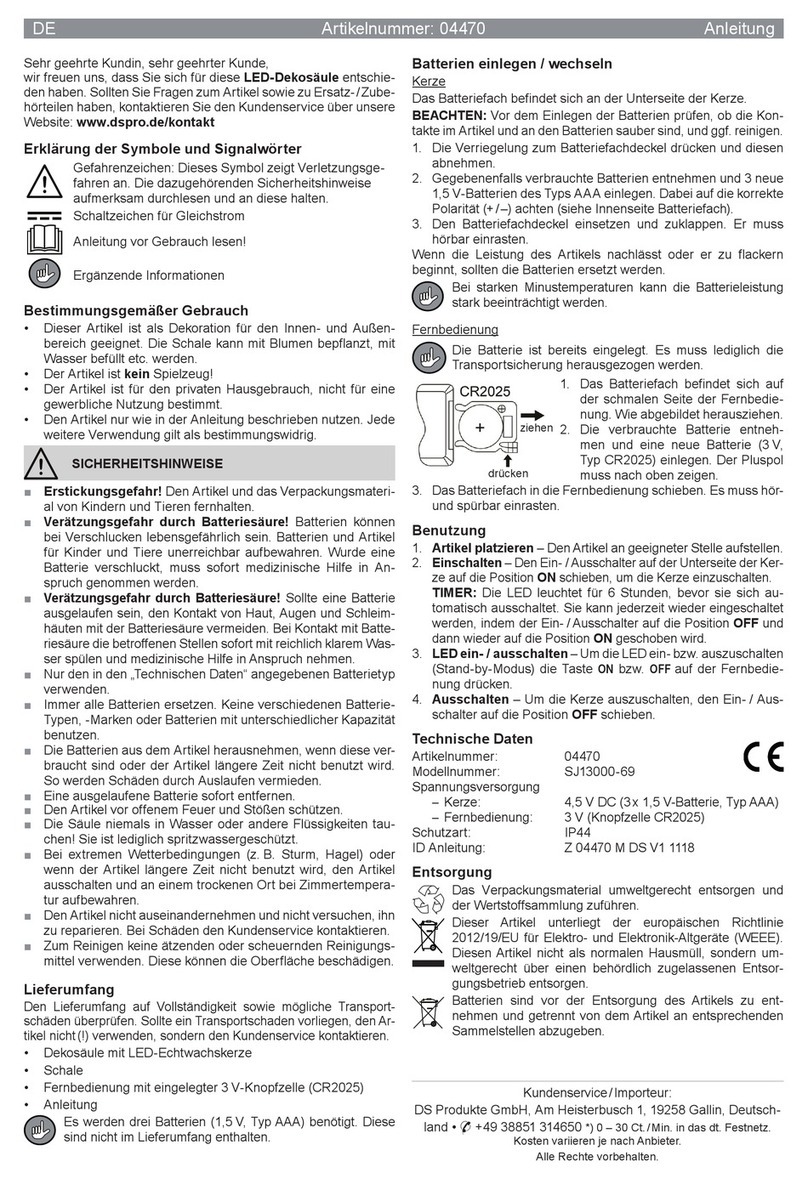 easymaxx SJ13000-69 User manual