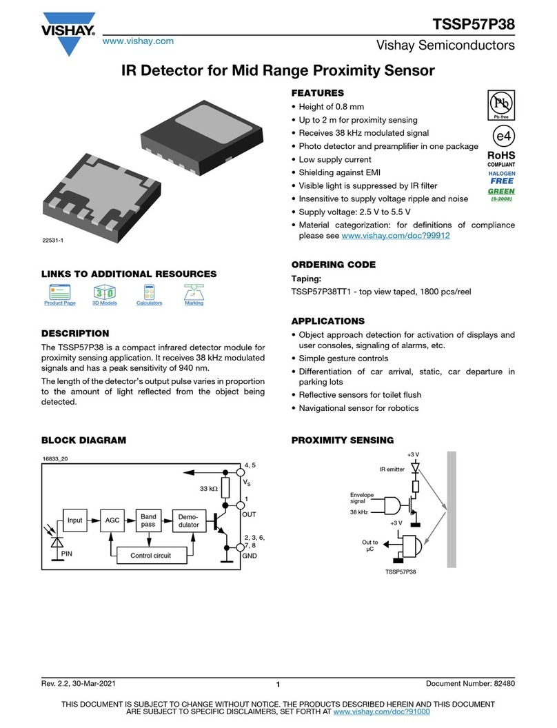 Vishay TSSP57P38 manual