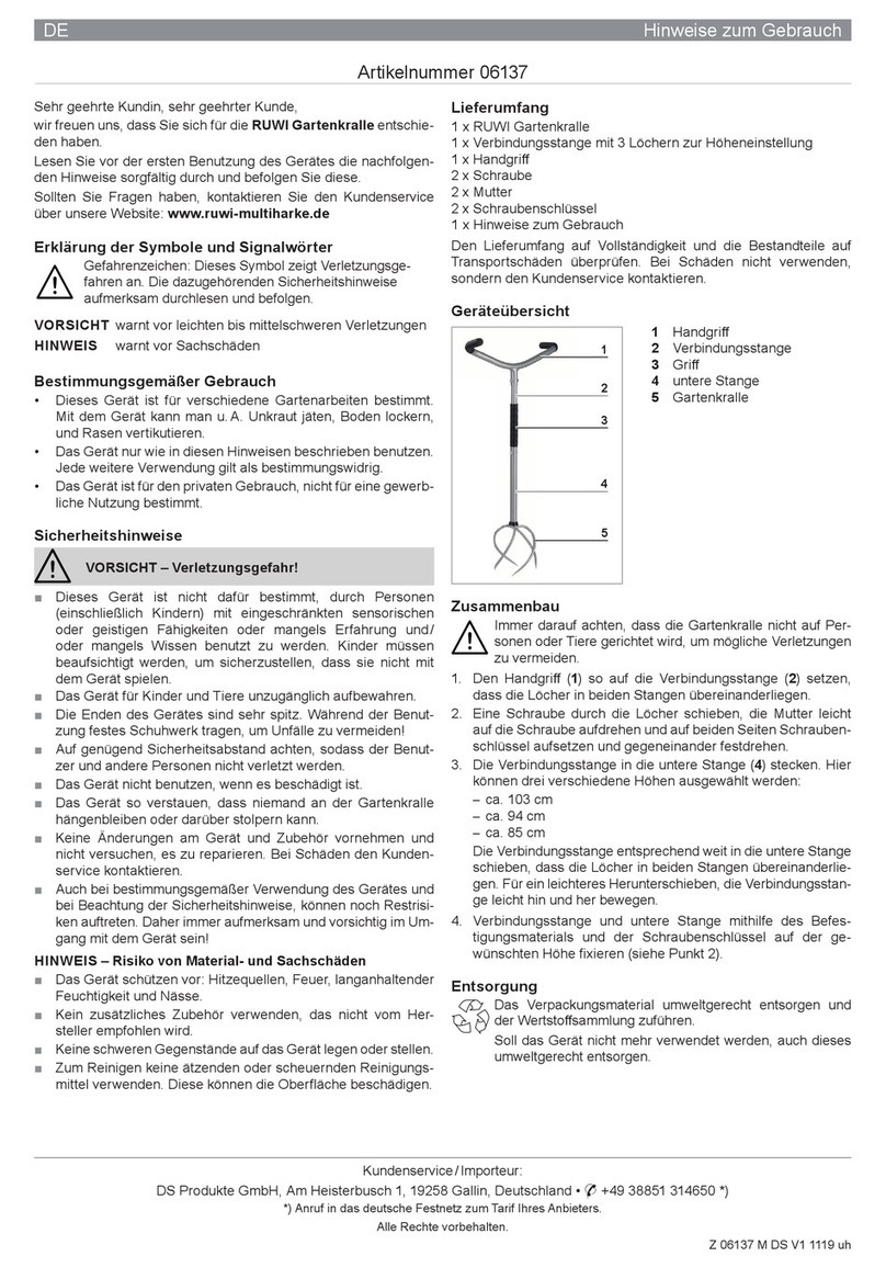 RUWI 06137 Owner's manual