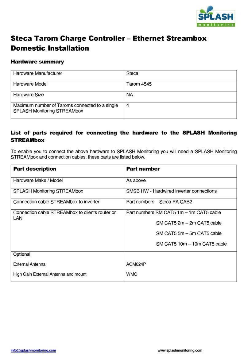 Steca Tarom 4545 User manual