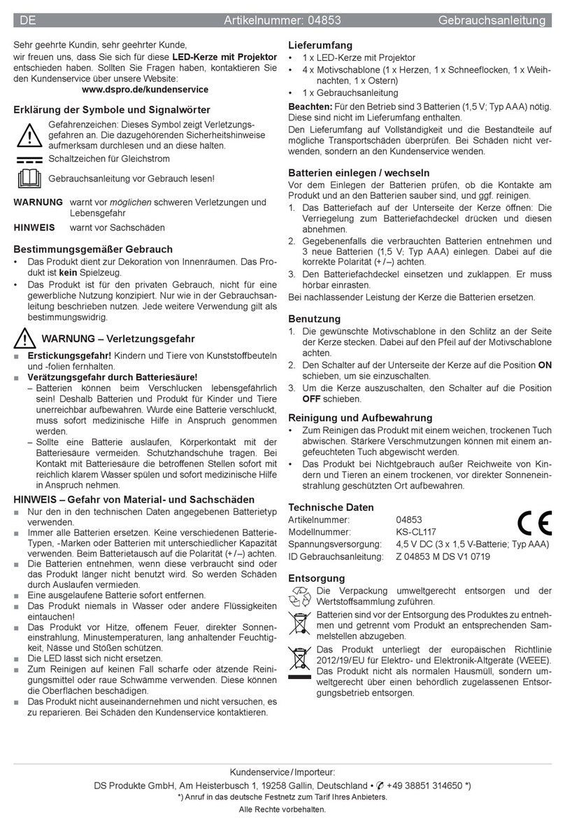 easymaxx KS-CL117 User manual