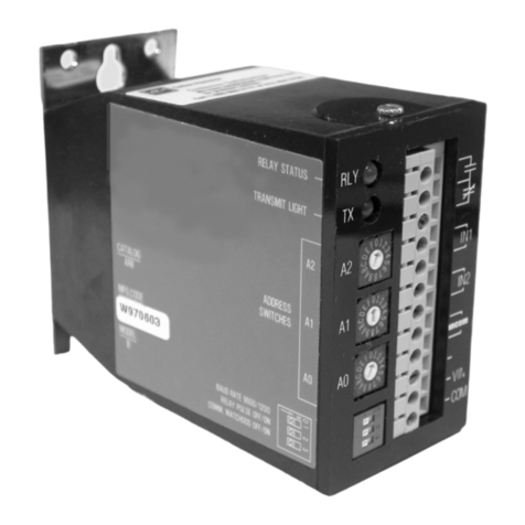Eaton Cuttler-Hammer Addressable Relay II Instruction leaflet