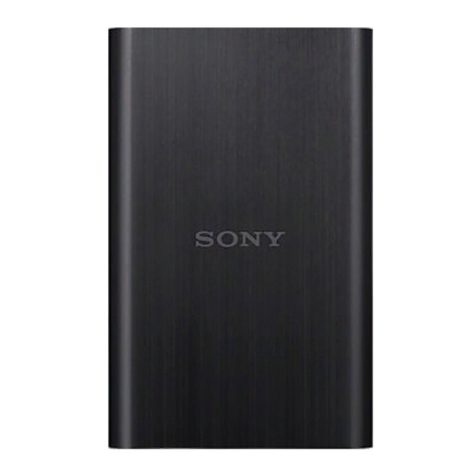 Sony HD-E Series User manual