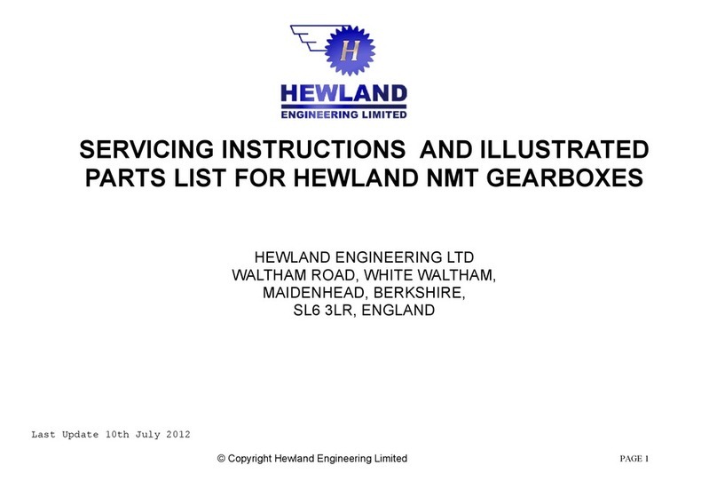 Hewland NMT User guide