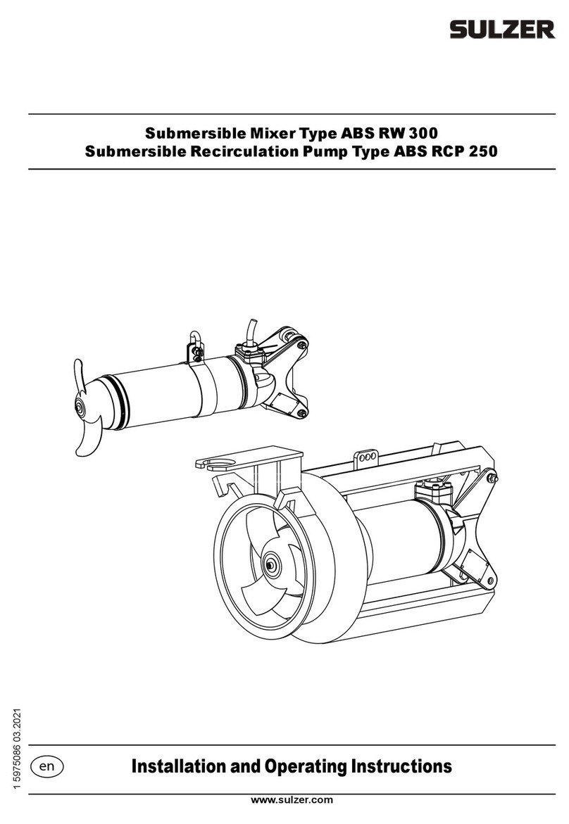 Sulzer ABS RW 300 Installation and operating instructions Sulzer ABS RW 300 Installation and operating instructions