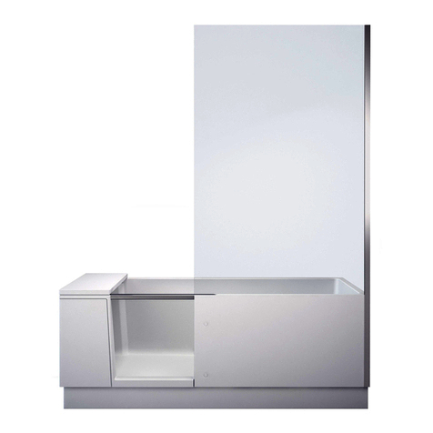 DURAVIT Shower + Bath 700403 00 0 00 0000 Mounting instructions