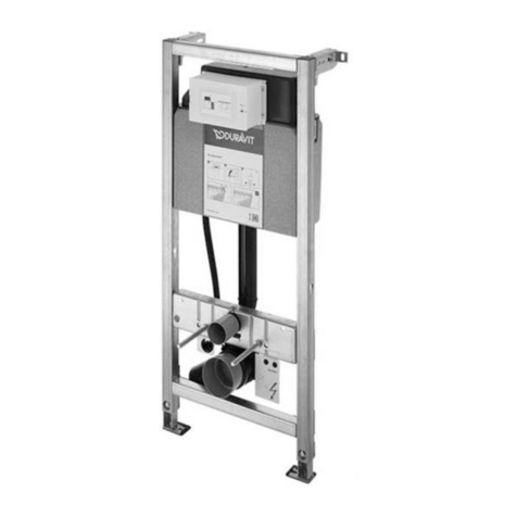 DURAVIT DuraSystem WD1001 000 000 Mounting instructions