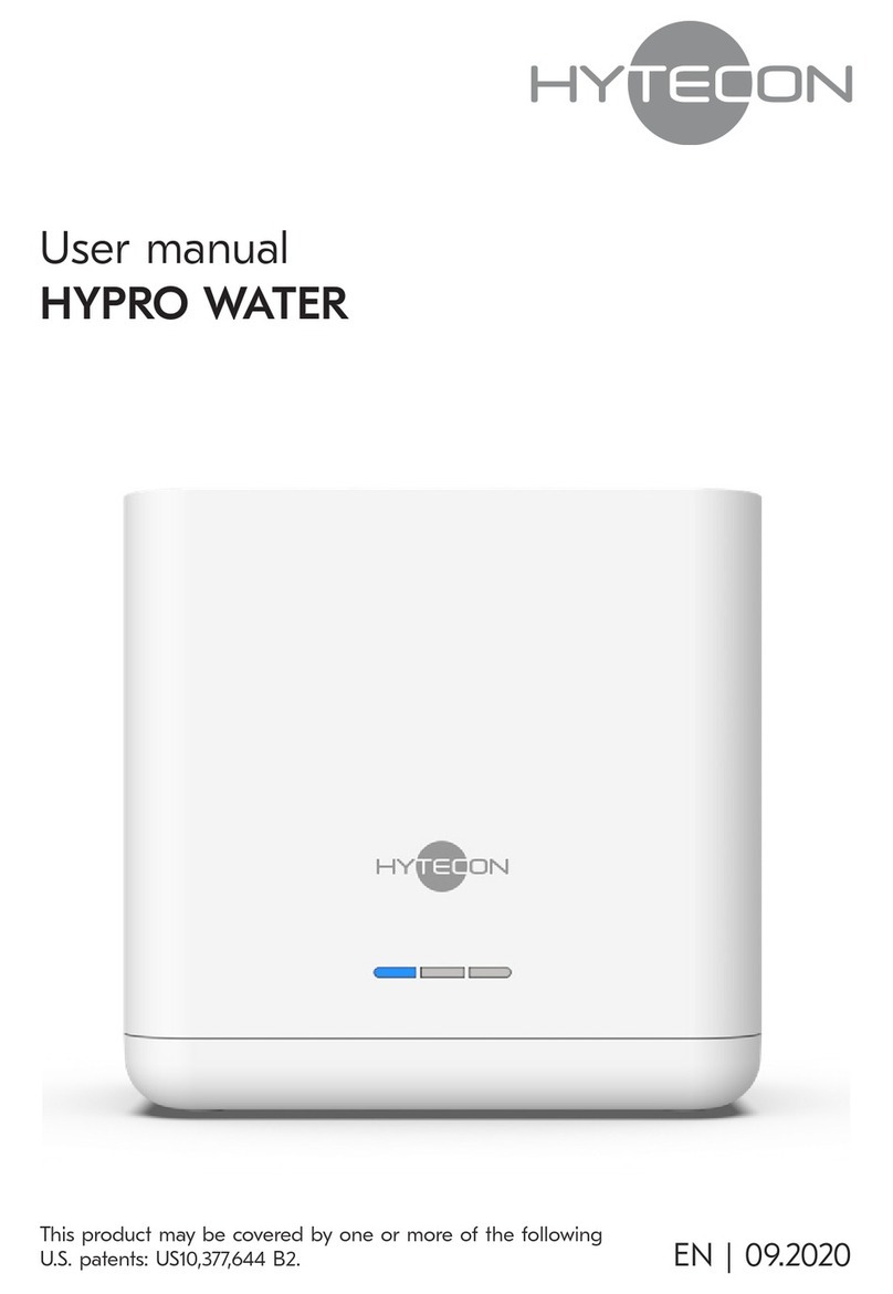 HYTECON HYPRO WATER user manual