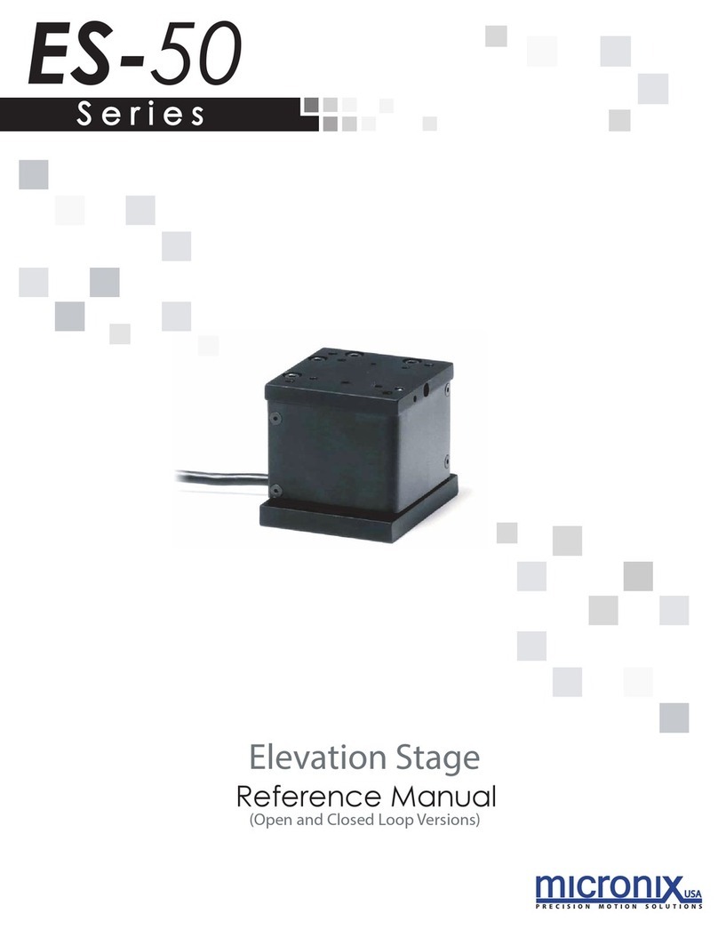 Micronix ES-50 Series Reference manual