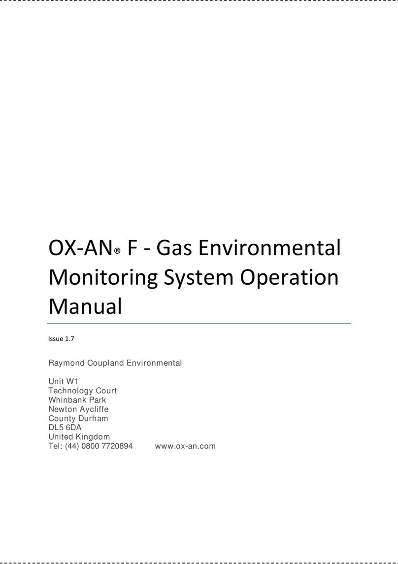 Raymond OX-AN R-134a Operation manual