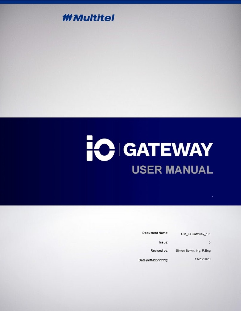 Multitel IO Gateway User manual