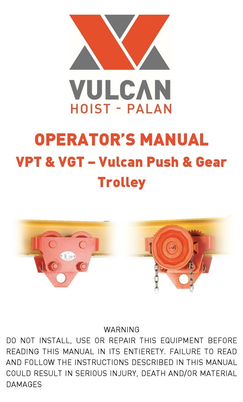Vulcan-Hart VPT Operator's manual