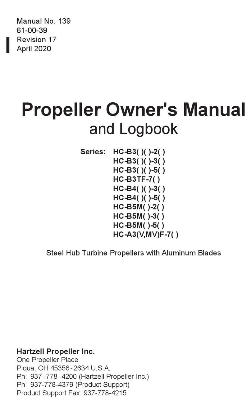 Hartzell HC-B3-2 Series Owner's Manual and Logbook