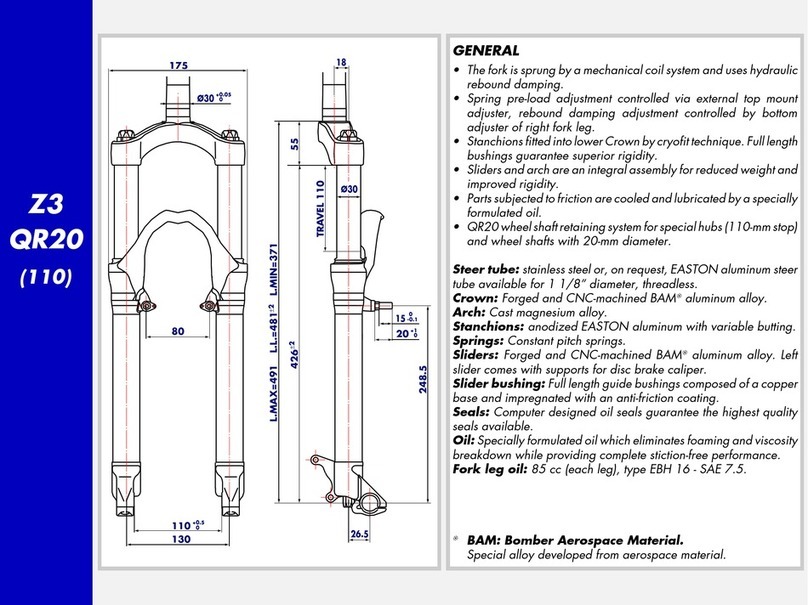 Marzocchi Z3 QR20 manual