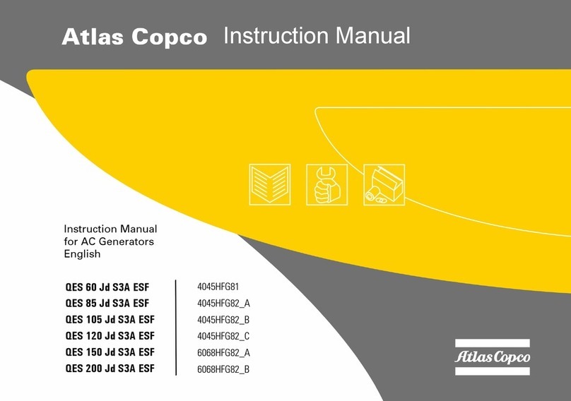 Atlas Copco QES 60 Jd S3A ESF User manual
