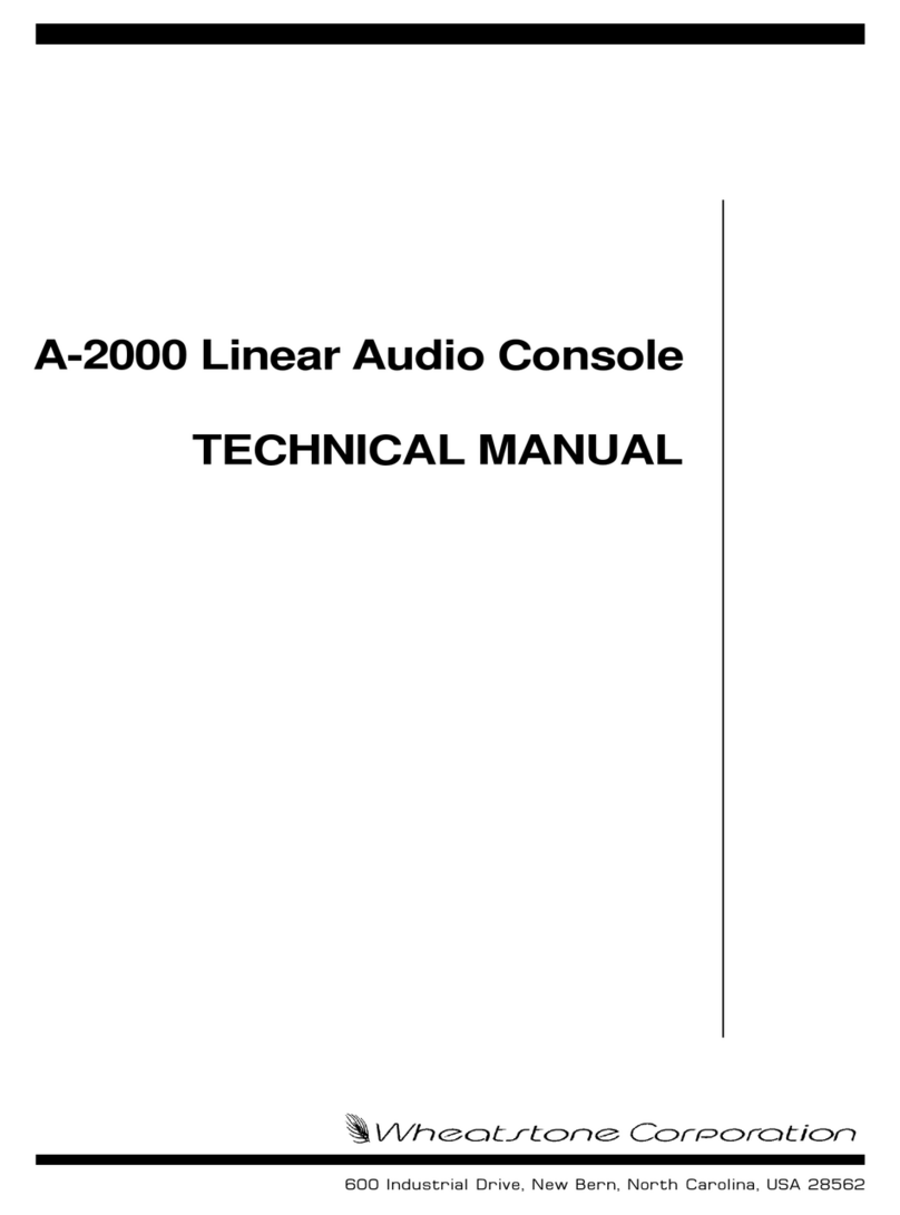 Wheatstone Corporation A-2000 Technical manual