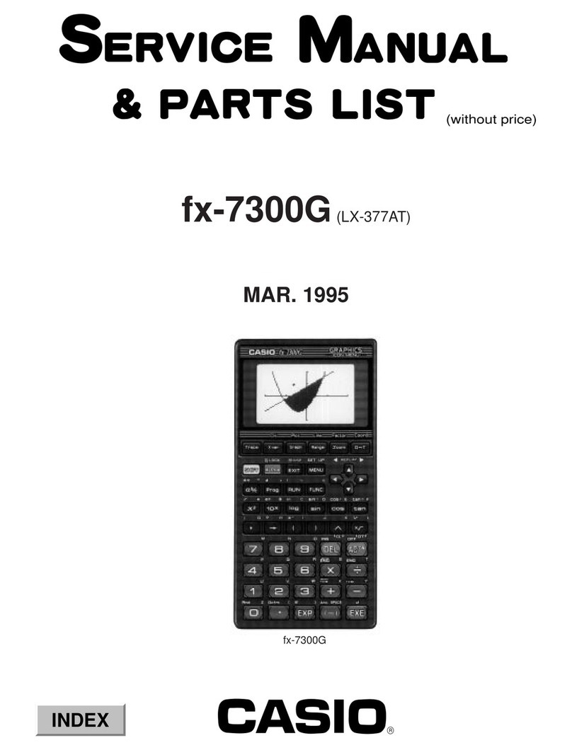 Casio fx-7300G User manual