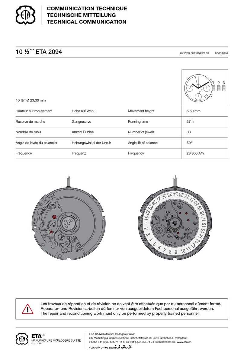 eta ETA 2094 Technical Communication