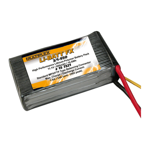 Multiplex Li-BATT FX 3/1-950 Instructions for use
