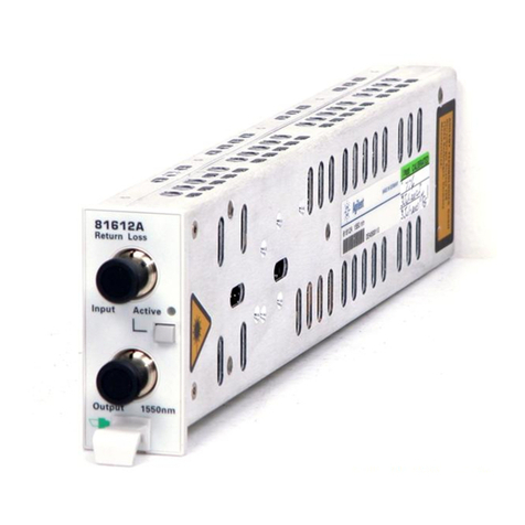 Agilent Technologies 81610A user guide