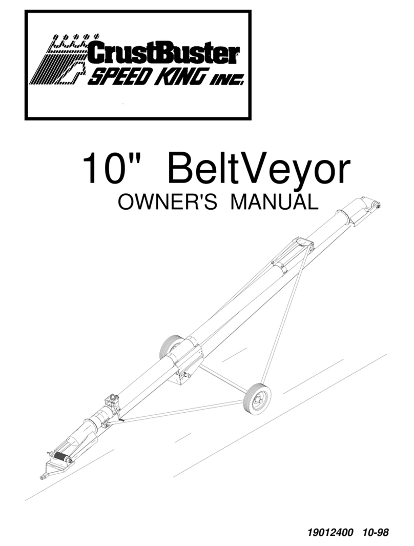 CrustBuster Speed King 10" BeltVeyor owner's manual CrustBuster Speed King 10" BeltVeyor owner's manual