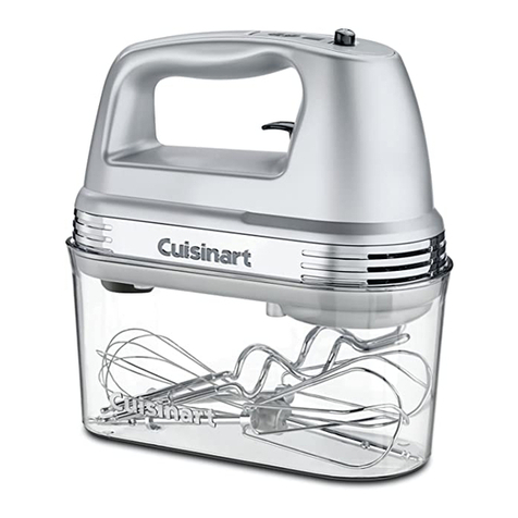 Cuisinart HM-90SWS Series Instruction booklet