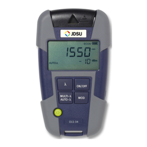 JDS Uniphase OLS-34 operating manual