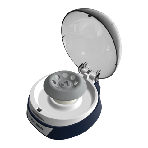 Gilson CENTRY 103 Minicentrifuge user guide