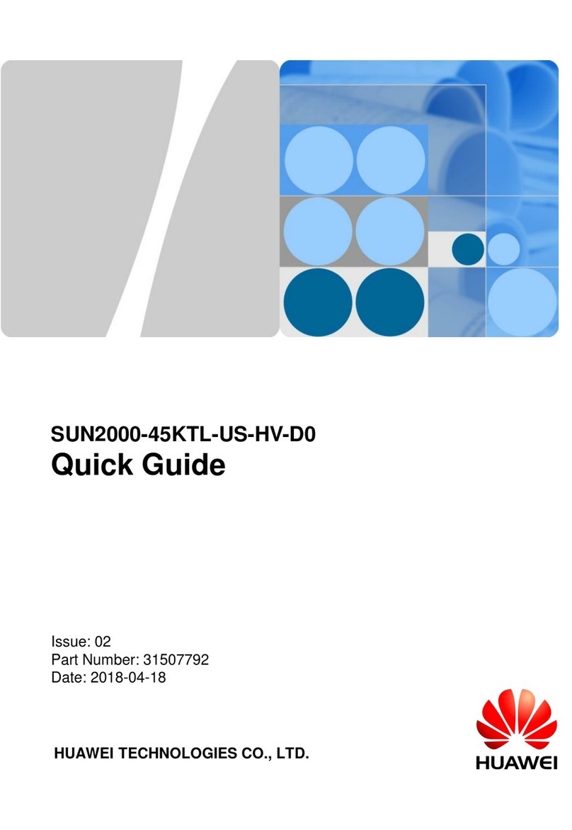 Huawei SUN2000-45KTL-US-HV-D0 User manual
