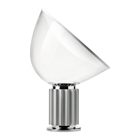 FLOS ARCHITECTURAL TACCIA SMALL Instruction for correct Installation and Use