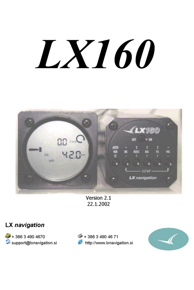 LX Navigation LX160 User manual