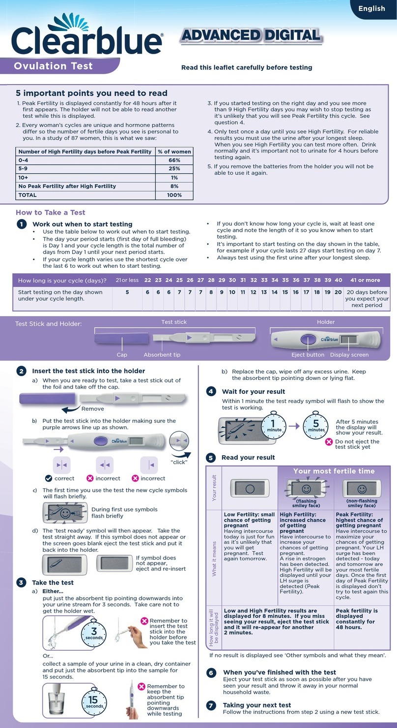 Clearblue ADVANCED DIGITAL Leaflet