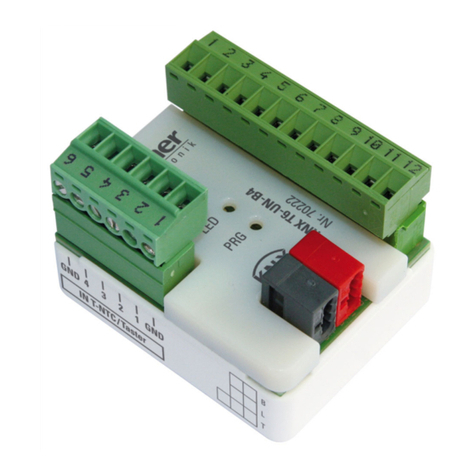 elsner elektronik KNX T6-UN-B4 Installation and adjustment