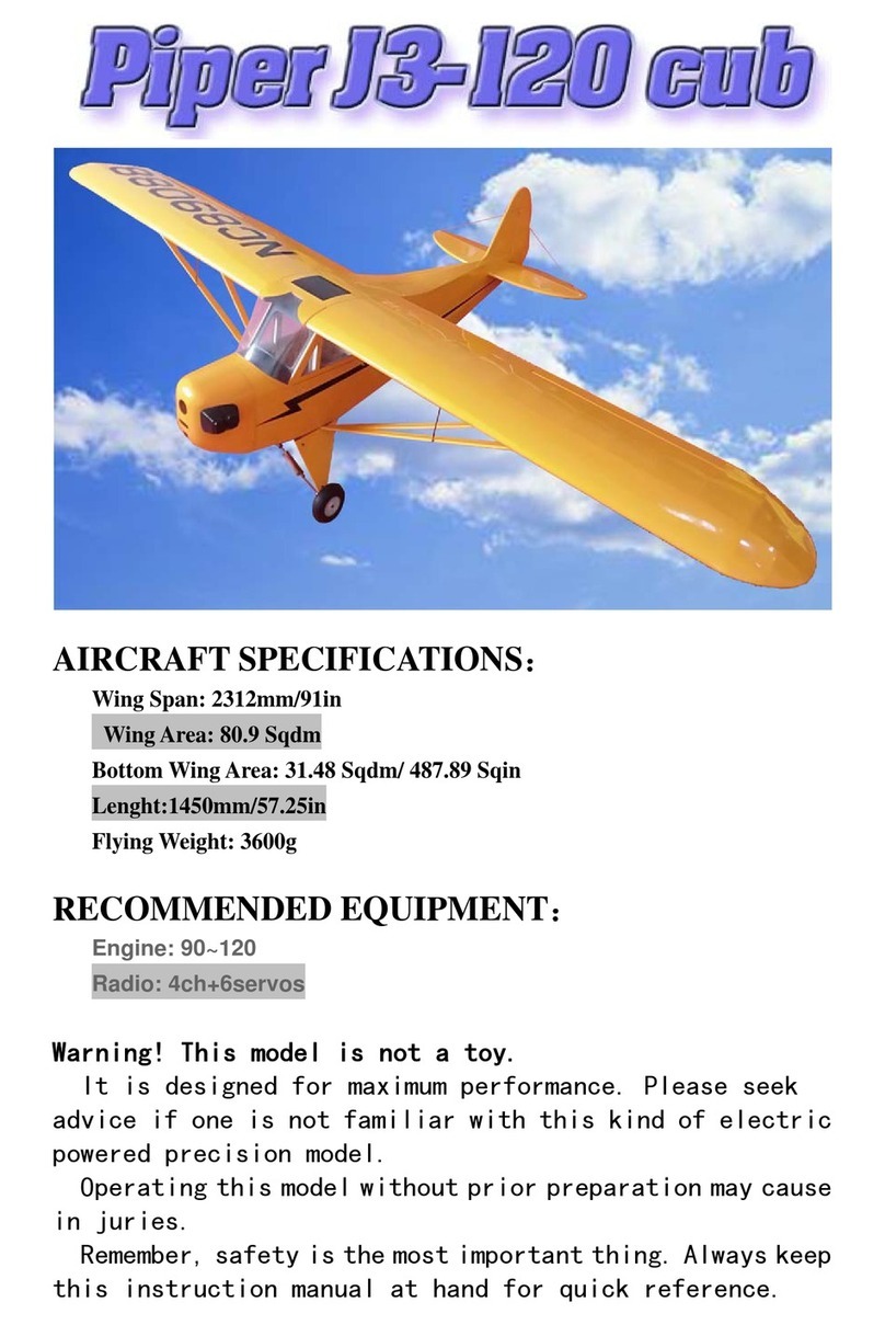Hobby King Piper J3-120 cub User manual