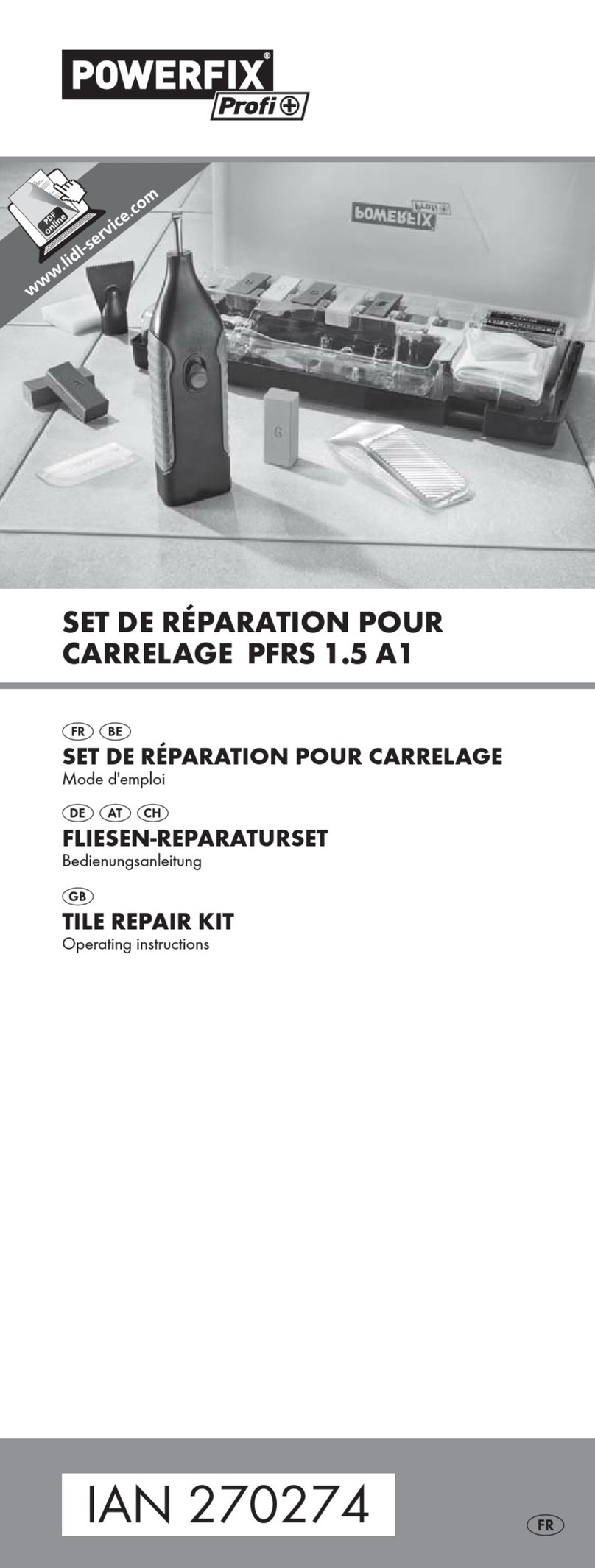 Powerfix Profi PFRS 1.5 A1 User manual
