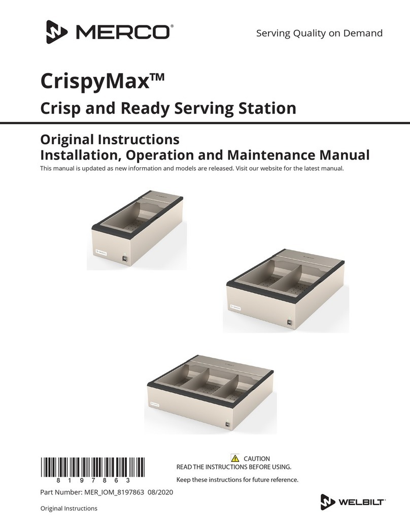 Welbilt Merco CrispyMax MCG1027NNN User manual