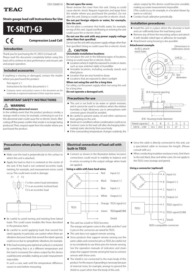 Teac TC-SR(T)-G3 Instructions for use