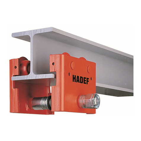 HADEF 19/90 Installation, operating and maintenance instructions