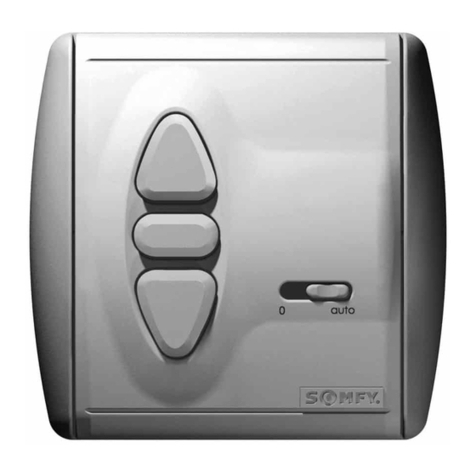 SOMFY inteo CENTRALIS UNO RTS VB User manual