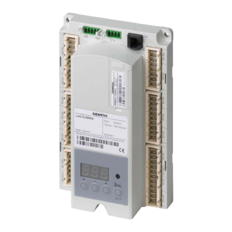 Siemens LME7 Series Operator's manual Siemens LME7 Series Operator's manual