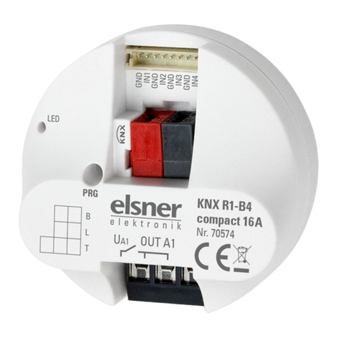 elsner elektronik KNX R1-B4 compact 16 A Installation and adjustment elsner elektronik KNX R1-B4 compact 16 A Installation and adjustment