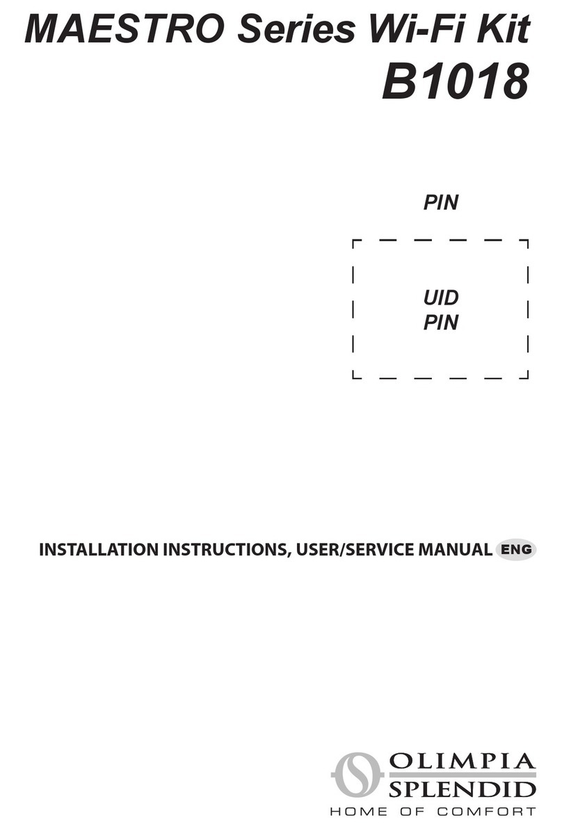 Olimpia splendid MAESTRO Series installation instructions
