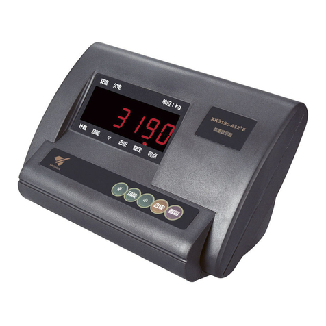 Yaohua Weighing System XK3190 User manual Yaohua Weighing System XK3190 User manual